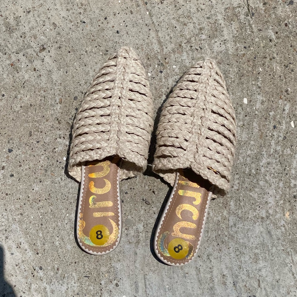 Circus by Sam Edelman jute rope mule slides 8 nadie